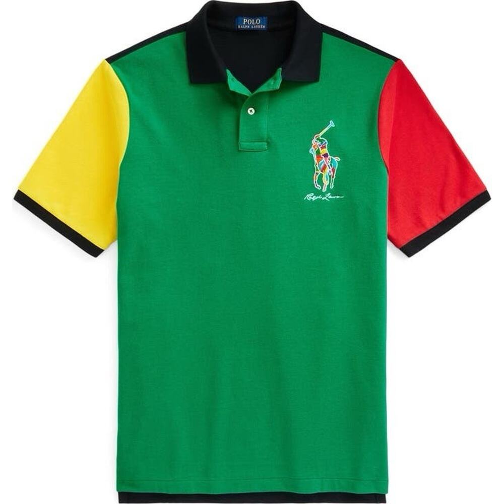 NWT Polo Ralph Lauren Men's XL Green Classic Fit Mesh Polo Shirt Big Pony Logo